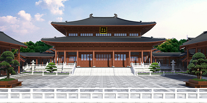 古建筑寺廟設計寺院建設的基本原則